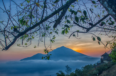 Morning on Mount Batur