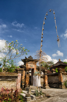 Typical Residential Compound in the Ubud Area