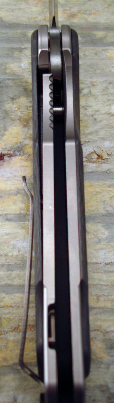 A frame lock with outer scales