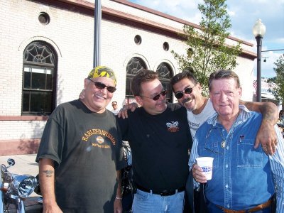 Robert, Danny, (Stranger) and Larry