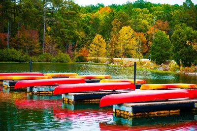 More Canoes Resting