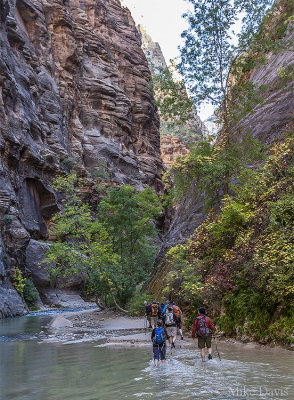 Entering the Virgin River narrows