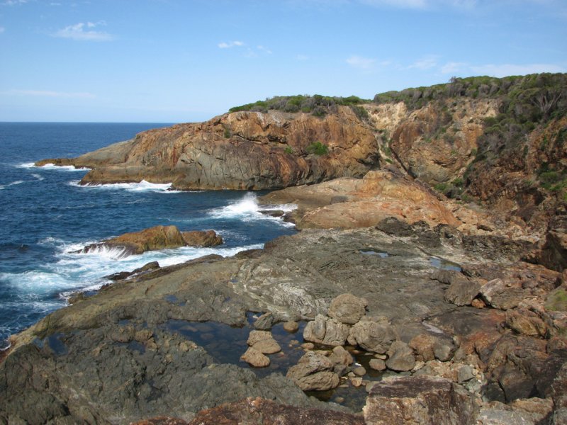 Orange rocks