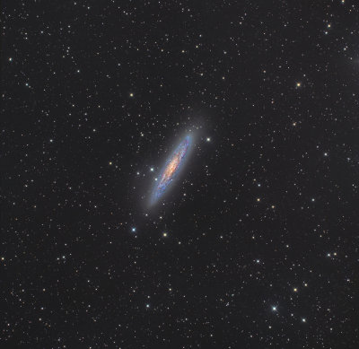 NGC 253 - Halo and Galactic Cirrus (Full Frame)