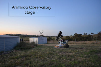 Wallaroo Observatory Stage I 2012
