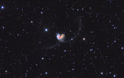 The Antennae coliding galaxies