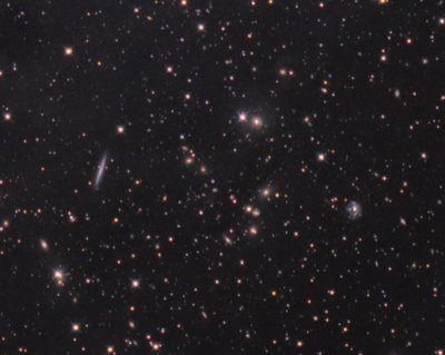 A distant cluster of galaxies