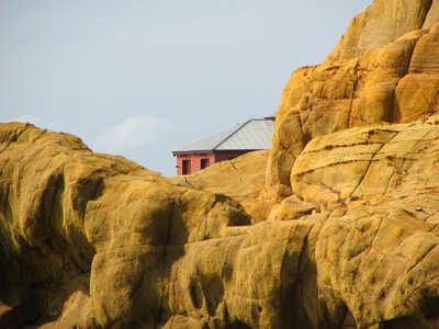 House amongst the yellow rocks