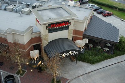 PF Changs from the Parking Garage