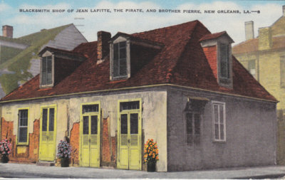 Blacksmith Shop Of Jean Lafitte, The Pirate, and Brother Pierre