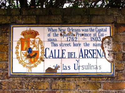 Calle del Arsenal de las Ursulinas → Rue des Ursulines → Ursuline Avenue