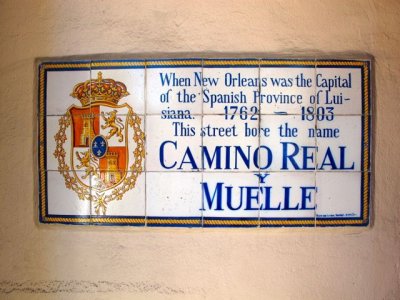 Camino Real y Muelle → Rue de la Levee → Decatur Street