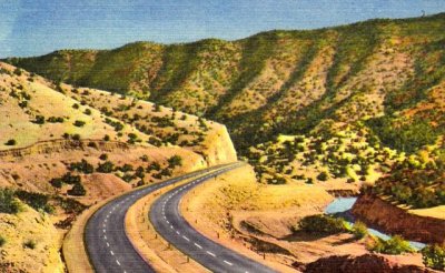 US 66 Through Tijeras Canyon 