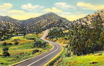 US 66 Through Sandia Mountains NM