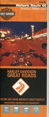 Harley-Davidson Historic Route 66 Road Map