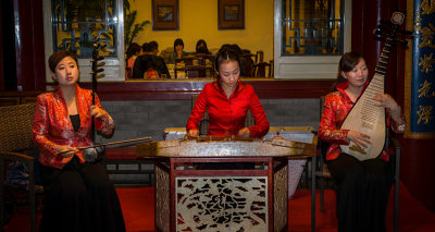 Our musical entertainment. Girl on left plays urhu like Liz