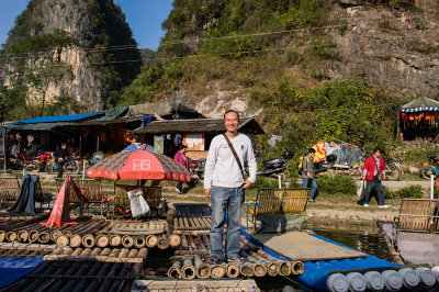 Li River bamboo raft cruise