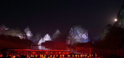 Yangshuo Sound and Light Spectacle !
