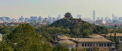 View from temple at Bei Hai Park