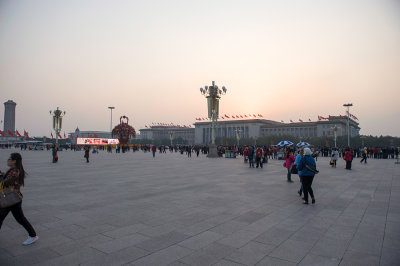 Liz and Ethel at Tiananmen