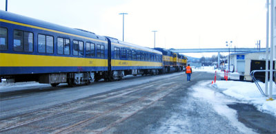 Anchorage to Fairbanks by Rail - March 2013