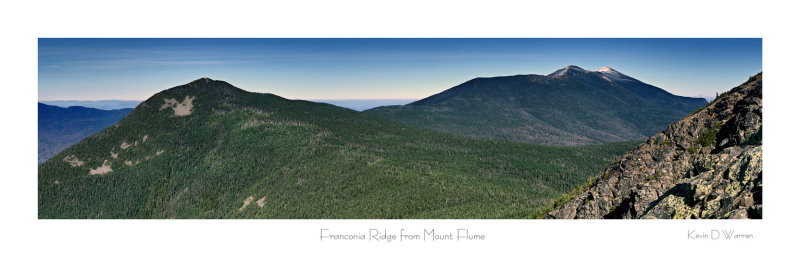 Franconia Ridge from Mt Flume