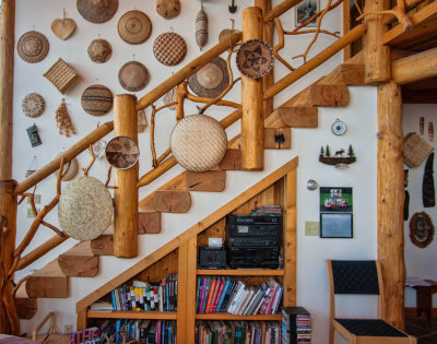 Stairs and Bookcase