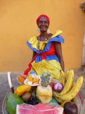 Kitsch fruit lady, Cartagena