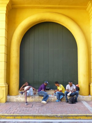 Men in Cartagena