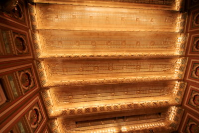 Civic Opera House auditorium ceiling, Chicago, IL - Open House Chicago 2012