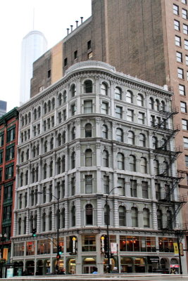 Delaware Building, 1874, Dearborn and Randolph, Chicago, IL
