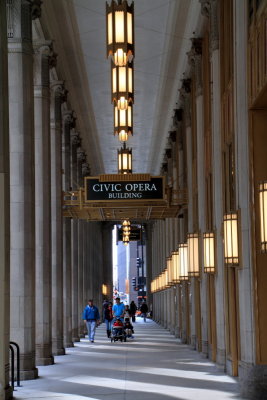 Civic Opera House entrance, Chicago, IL - Open House Chicago 2012