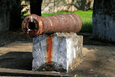 Old gunnery ruins of Fort Emmanuel, Fort Kochi, Kerala