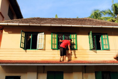 New House painting, Fort Kochi, Kerala