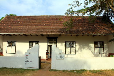David Hall, built 1695, named after David Koder, venue: Kochi Muziris Biennale 2012, Fort Kochi, Kerala