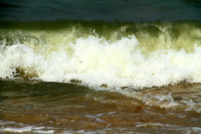 Dangerous waves, Alappuzha beach, Alappuzha, Kerala