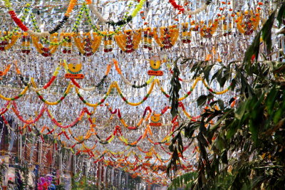 Decorations on Mullackal Road, Alappuzha, Kerala