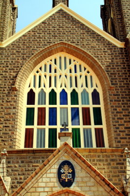 Front facade, St. Andrew's Basilica, Arthunkal, Kerala 