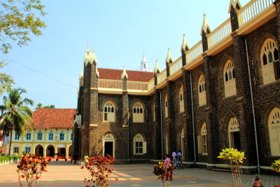 Extensions on side, St. Andrew's Basilica, Arthunkal, Kerala