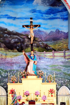 Altar, St. Andrew's Basilica, Arthunkal, Kerala