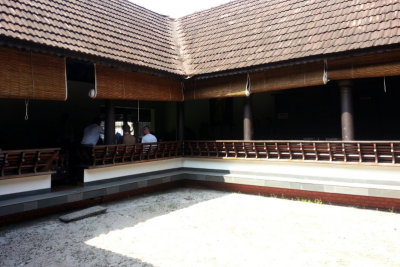 Courtyard, Travancore Palace Restaurant, Cherthala, Kerala