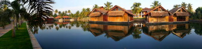 Floating cottages, Vasundhara Sarovar Premiere, Vayalar, Kerala