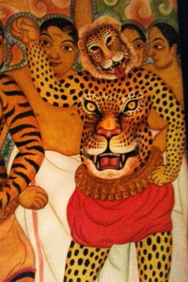 Tiger, painting, Vasundhara Sarovar Premiere, Vayalar, Kerala