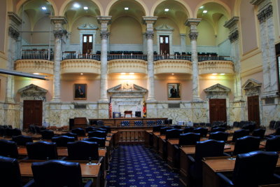 House of Delegates chamber, Maryland State House, Annapolis, Maryland