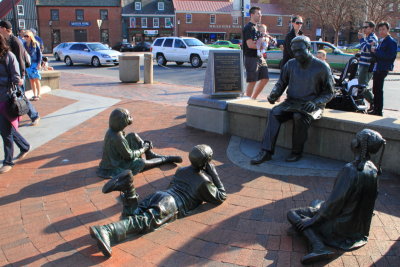 Alex Haley statue, Roots, Annapolis, Maryland