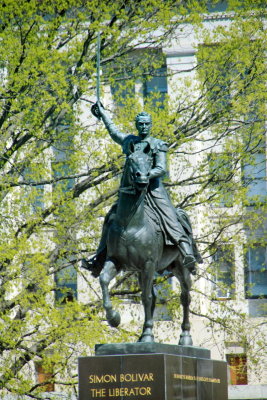 Simon Bolivar Memorial at the Interior Dept., Felix W de Weldon, Washington D.C.