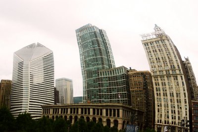 It really is the Windy City, Chicago from Cloud Gate