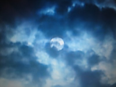 cloudily moon