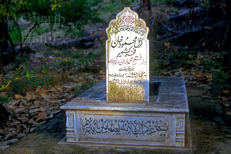 Resting place of Col. Mahmood Khan