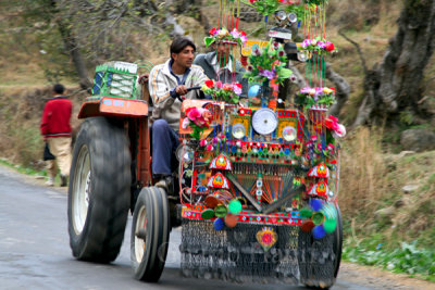 Tractor in Bhruhian
